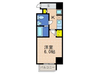 間取図 グリーン・ネス神戸駅前