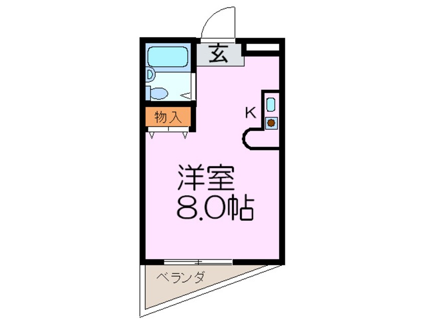 間取図 シャンティ－津田Ⅰ