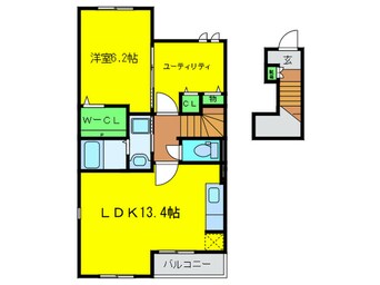 間取図 スペーシア　Ⅰ号館