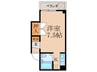 チェリ－パレス 1Kの間取り