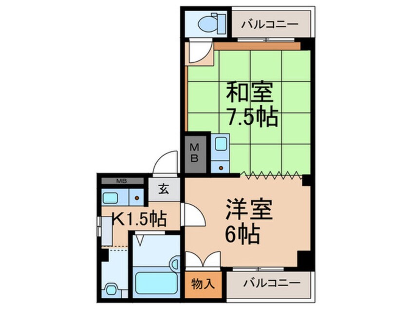 間取図 ツ－バイホ－ムビル