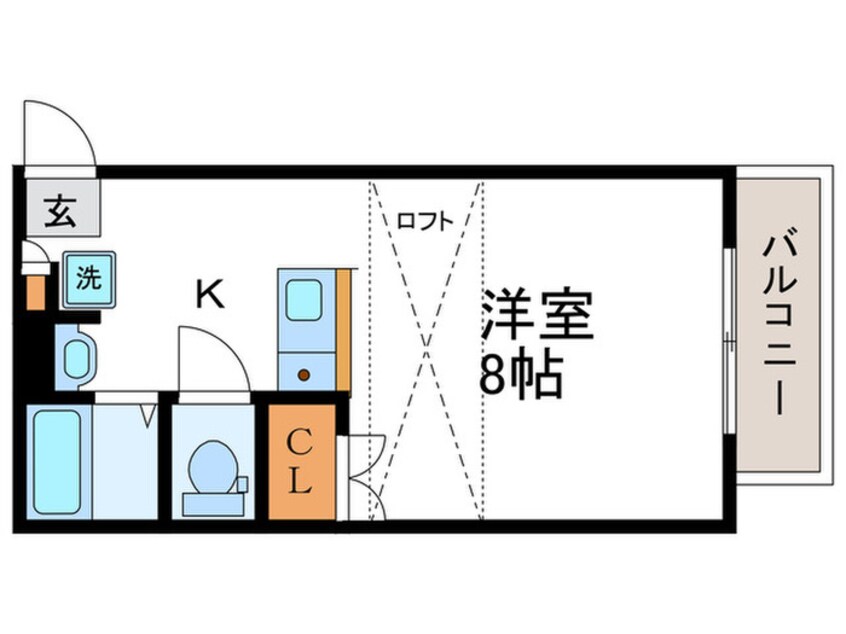 間取図 グリーン川島