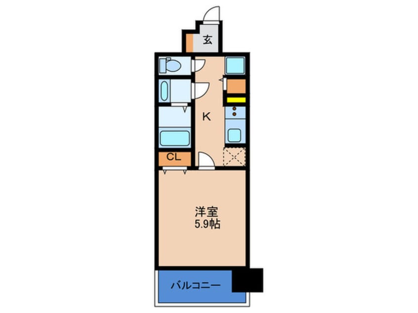 間取図 ジオエント福島野田レジデンス