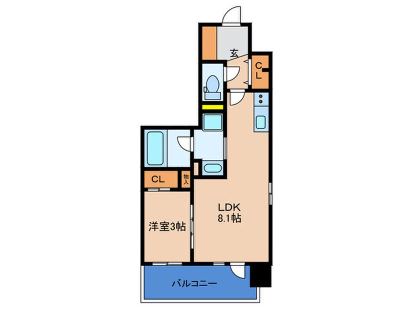 間取図 ジオエント福島野田レジデンス