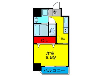 間取図 RIVER　PARK　FRONT天神橋