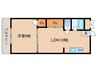 テラスレジデンスあさぎり 1LDKの間取り