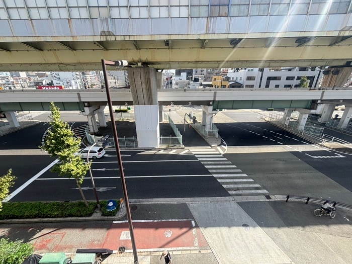室内からの展望 サンハイツ市岡