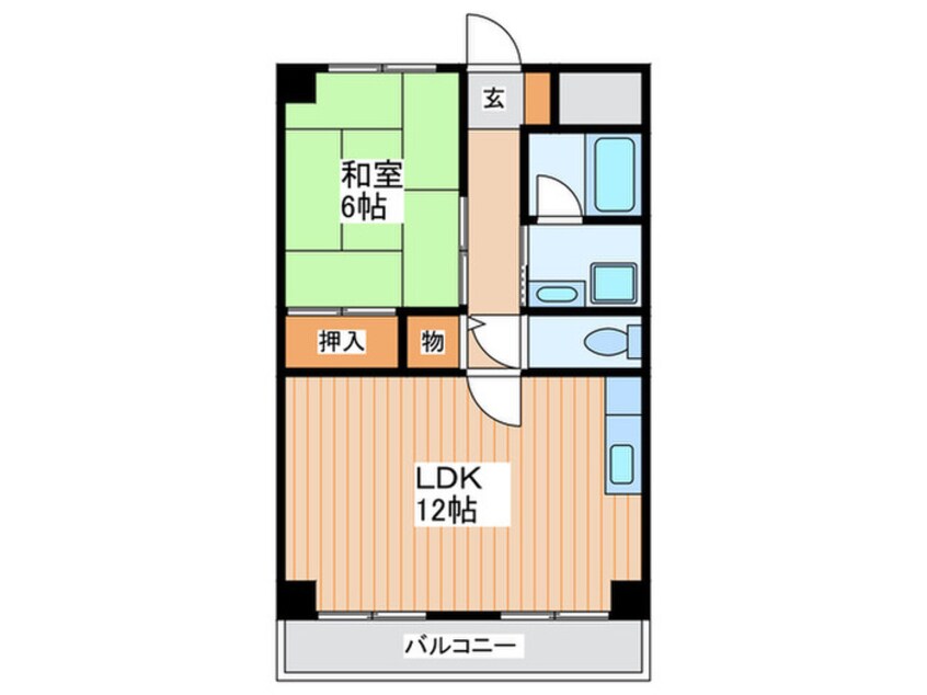 間取図 ヤマサ第６マンション