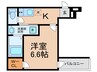 フジパレス住吉山之内 1Kの間取り