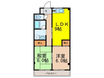 間取図 カサ．ルナ－ル