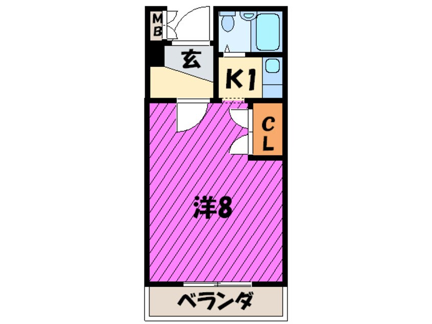 間取図 ネオコーポ四条畷