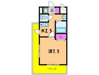 間取図 ＭＰＬＡＺＡ住吉公園弐番館