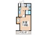 ＭＰＬＡＺＡ住吉公園弐番館 1Kの間取り