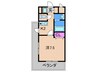 ＭＰＬＡＺＡ住吉公園弐番館 1Kの間取り