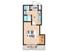 ＭＰＬＡＺＡ住吉公園弐番館 1Kの間取り