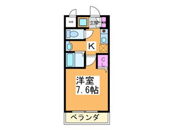 間取図 ＭＰＬＡＺＡ住吉公園弐番館