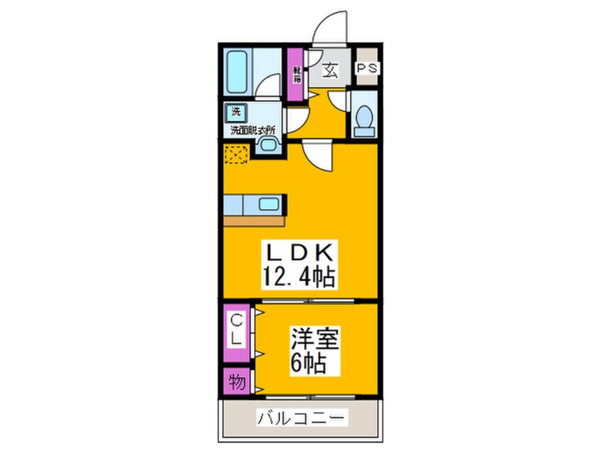 間取図 ル－チェⅢ番館