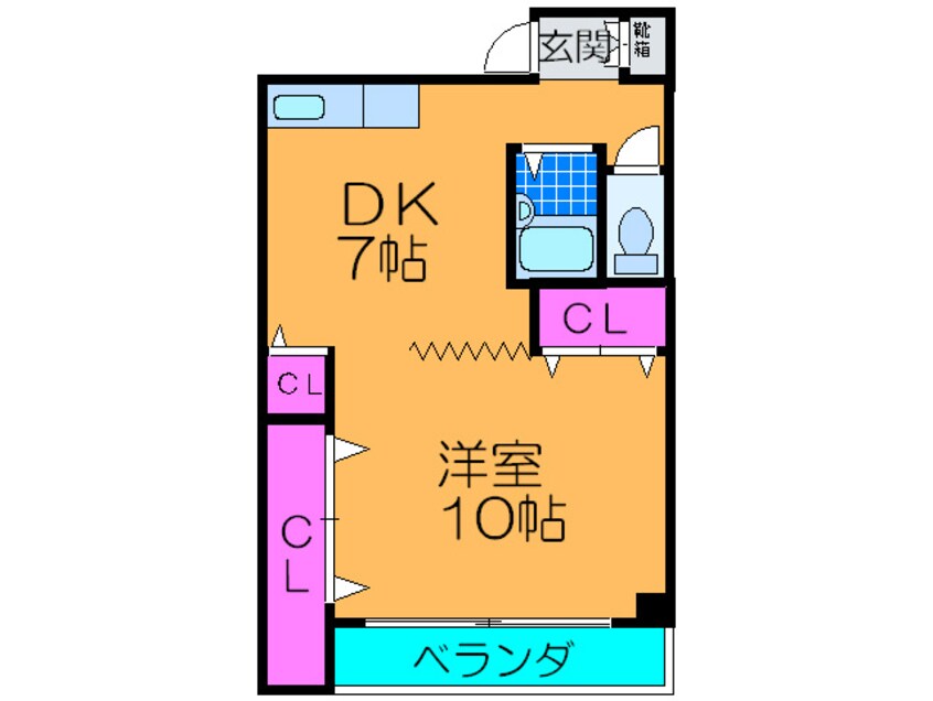 間取図 伸晃マンション