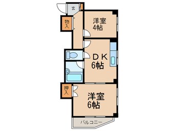 間取図 ル・パレ将軍