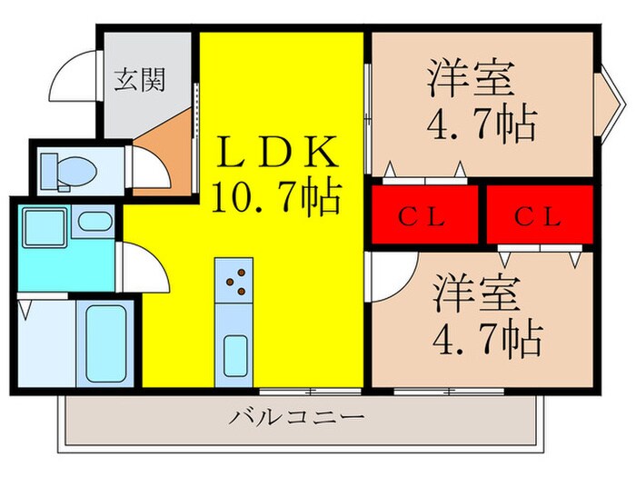 間取り図 M・Celeste柏原今町