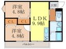 M・Celeste柏原今町 2LDKの間取り