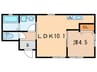 芦屋精道ars 1LDKの間取り