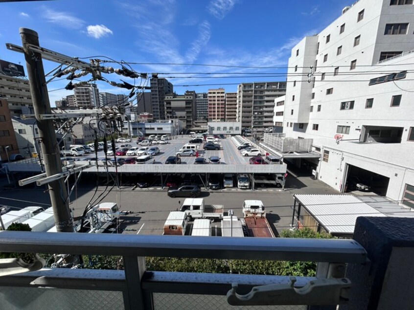 室内からの展望 桜川シティーハイツ
