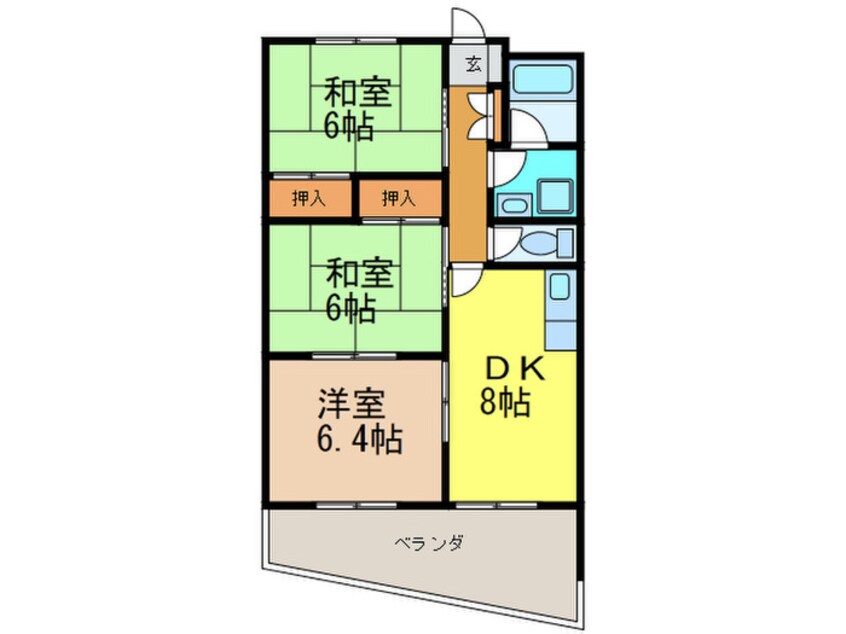 間取図 ラパ－ス