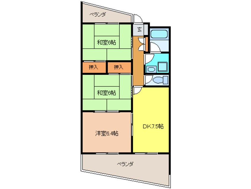 間取図 ラパ－ス