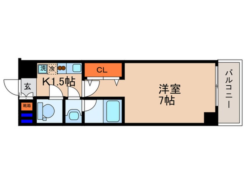 間取図 Luxe京都西大路