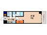Luxe京都西大路 1Kの間取り