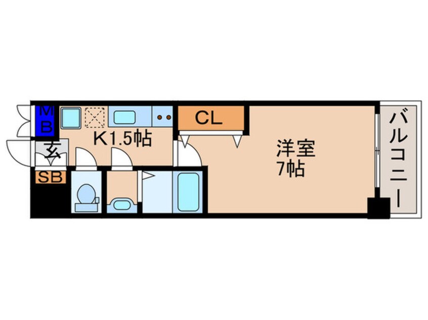 間取図 Luxe京都西大路