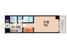 Luxe京都西大路 1Kの間取り