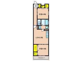 間取図 クリエオーレ春日元町