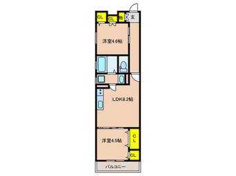 間取図 クリエオーレ春日元町