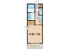 ＥＸＥ　ＶＩＬＬＡ　ＥＡＳＴ 1Kの間取り