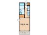ＥＸＥ　ＶＩＬＬＡ　ＥＡＳＴ 1Kの間取り