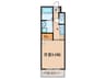 ＥＸＥ　ＶＩＬＬＡ　ＥＡＳＴ 1Kの間取り