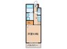 ＥＸＥ　ＶＩＬＬＡ　ＥＡＳＴ 1Kの間取り