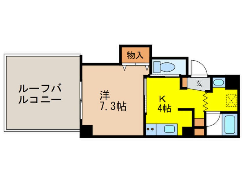 間取図 フラワ－ハイツひまわり