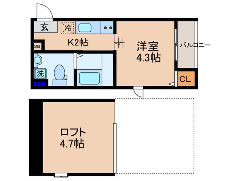 間取図 サンライズ十条