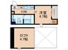 サンライズ十条 1Kの間取り