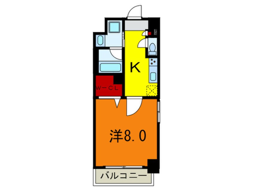 間取図 ウエストヒルズ大倉山