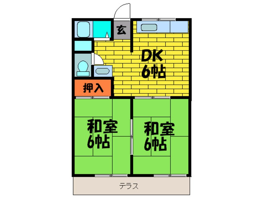 間取図 ガーデンパレスSK