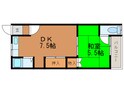 福井マンションの間取図