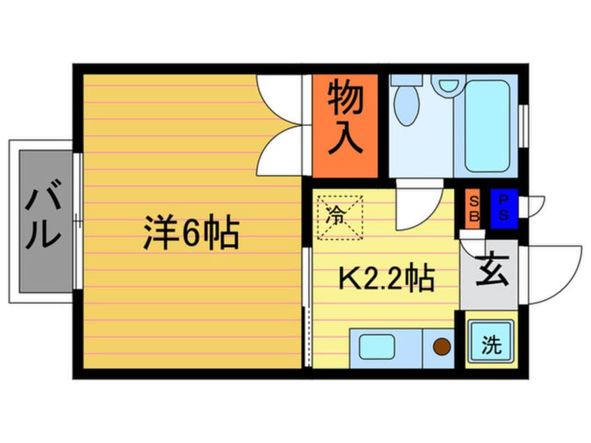 間取図 ドゥ・ライフ壬生川