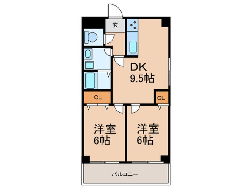 間取図 クレスト六甲