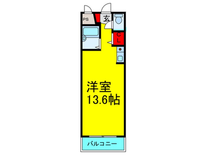 間取図 グリ－ンビル交野