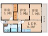 ラ・メイジュ 3LDKの間取り