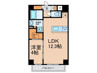 間取図 LEGALAND+難波南